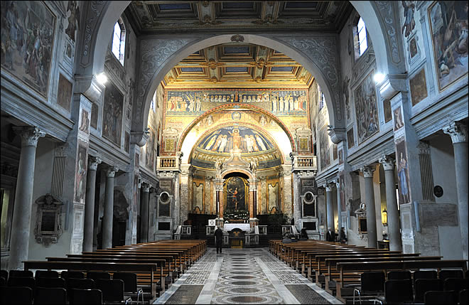 La basilique Sainte Praxède de Rome